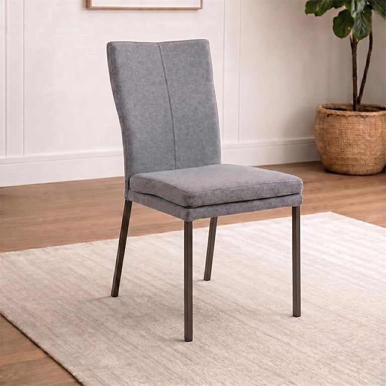 Mario Dining Chair - Anthracite Black Powder Coated Legs - Variation Available
