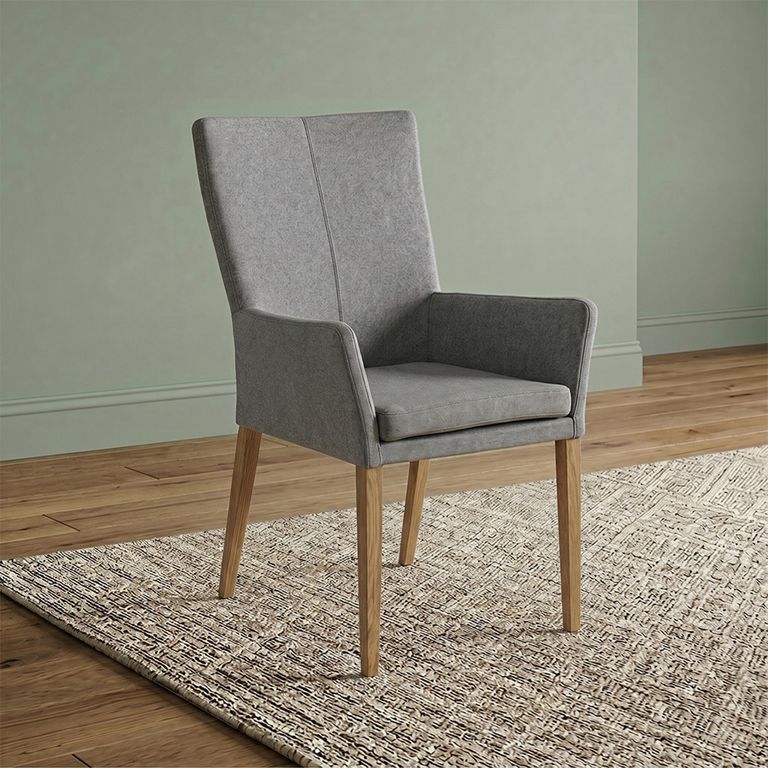 Mario Dining Armchair - Oak Legs - Variation Available