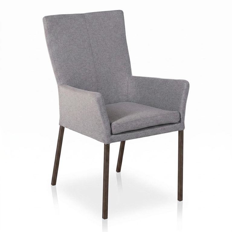 Mario Dining Armchair - Industrial Steel Legs - Variation Available