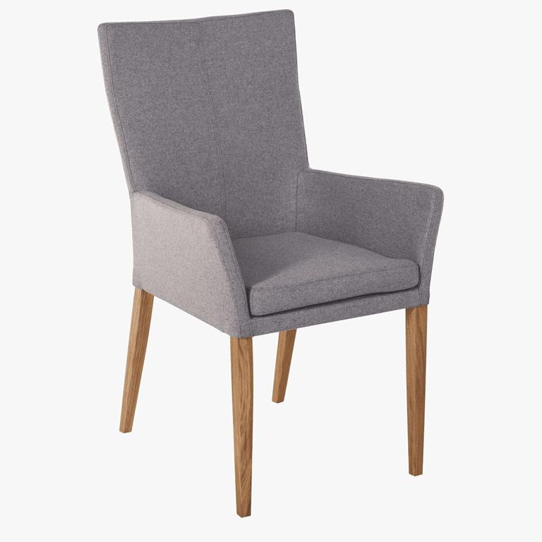 Mario Dining Armchair - Oak Legs - Variation Available
