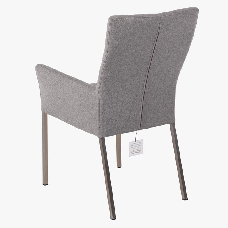 Mario Dining Armchair - Stainless Steel Legs - Variation Available