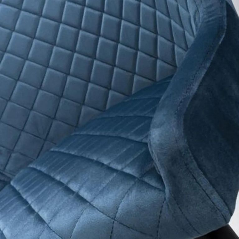 Malmo Dining Chair - Set of 2 - Blue Fabric