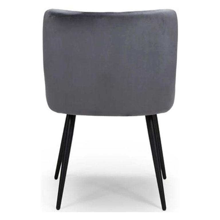 Malmo Dining Chair - Set of 2 - Grey Fabric