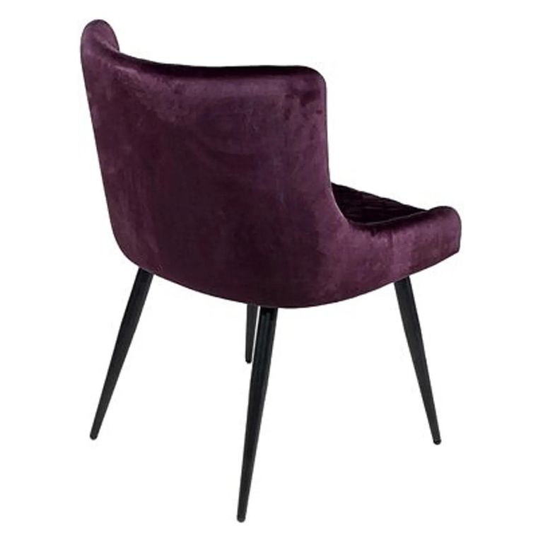 Malmo Dining Chair - Set of 2 - Purple Fabric