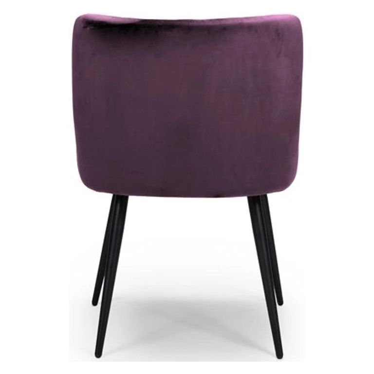 Malmo Dining Chair - Set of 2 - Purple Fabric
