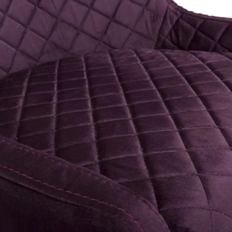 Malmo Dining Chair - Set of 2 - Purple Fabric