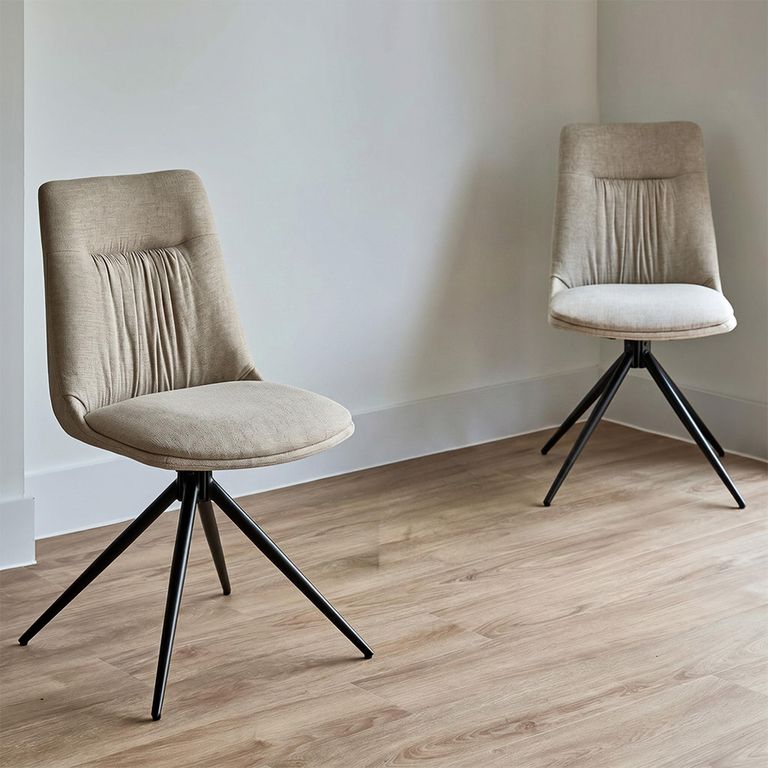 Boden Dining Chair - Set of 2 - Natural Fabric