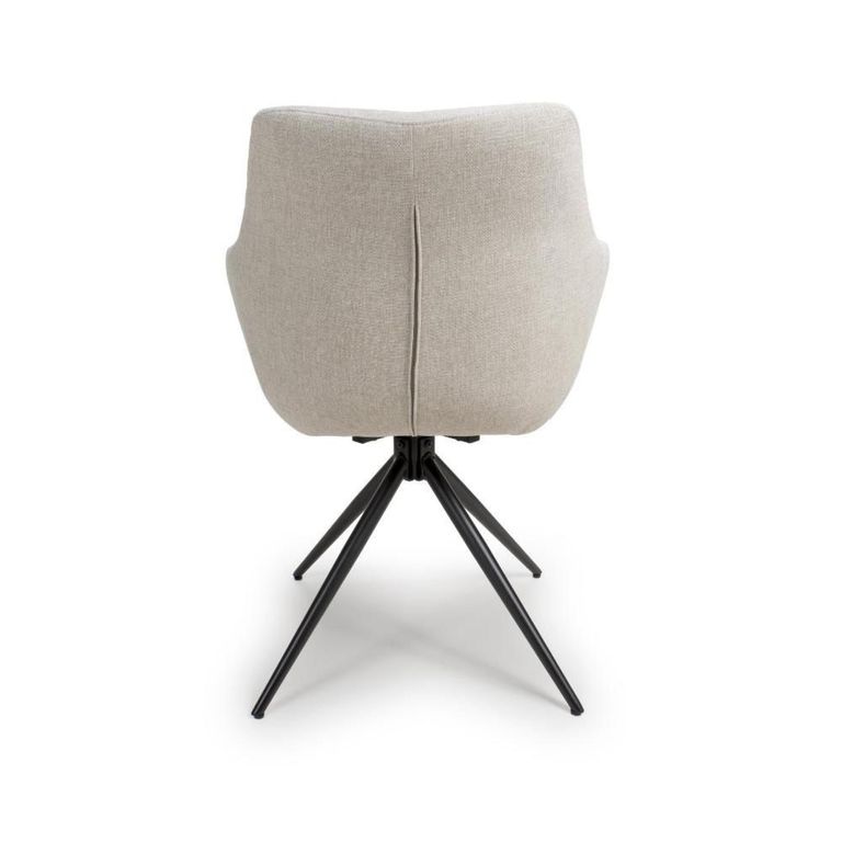 Boden Carver Dining Chair - Set of 2 - Natural Fabric