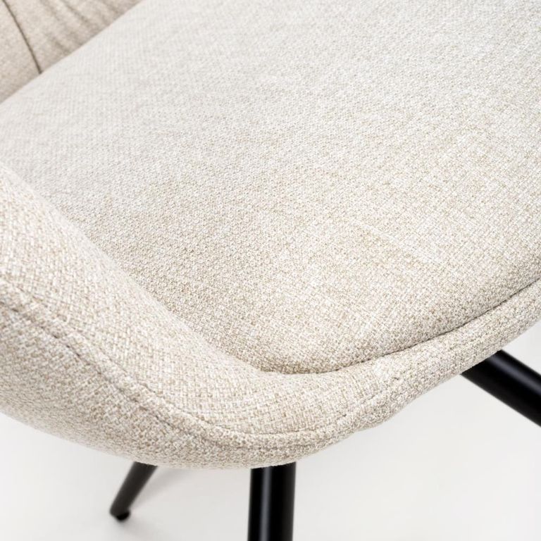 Boden Carver Dining Chair - Set of 2 - Natural Fabric