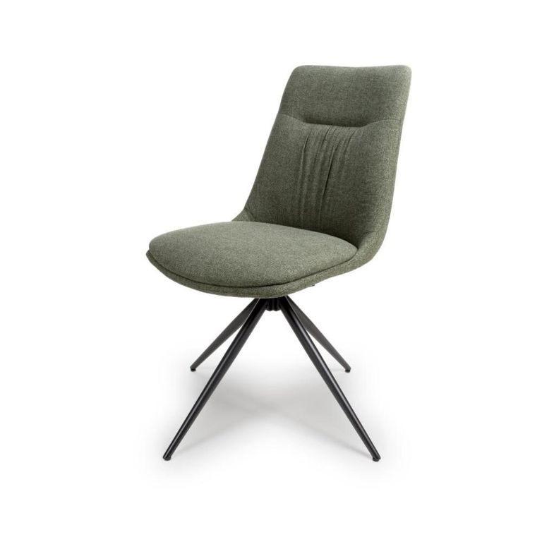 Boden Dining Chair - Set of 2 - Green Fabric