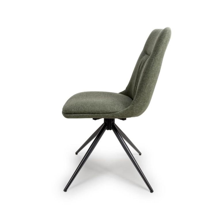 Boden Dining Chair - Set of 2 - Green Fabric
