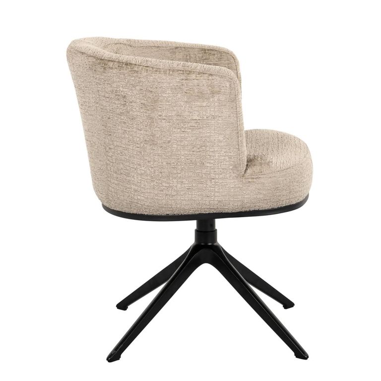 Cheyenne Swivel Dining Armchiar - Desert Fusion - Fabric and Metal