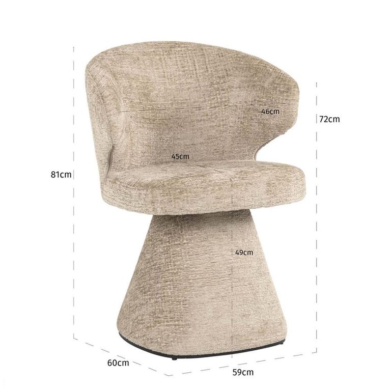 Gatsbi Dining Chair - Desert Fusion - Fabric