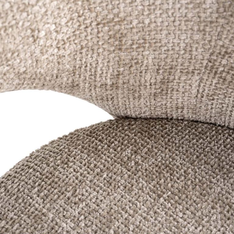 Jenthe Dining Armchair - Renegade Desert - Fabric and Metal