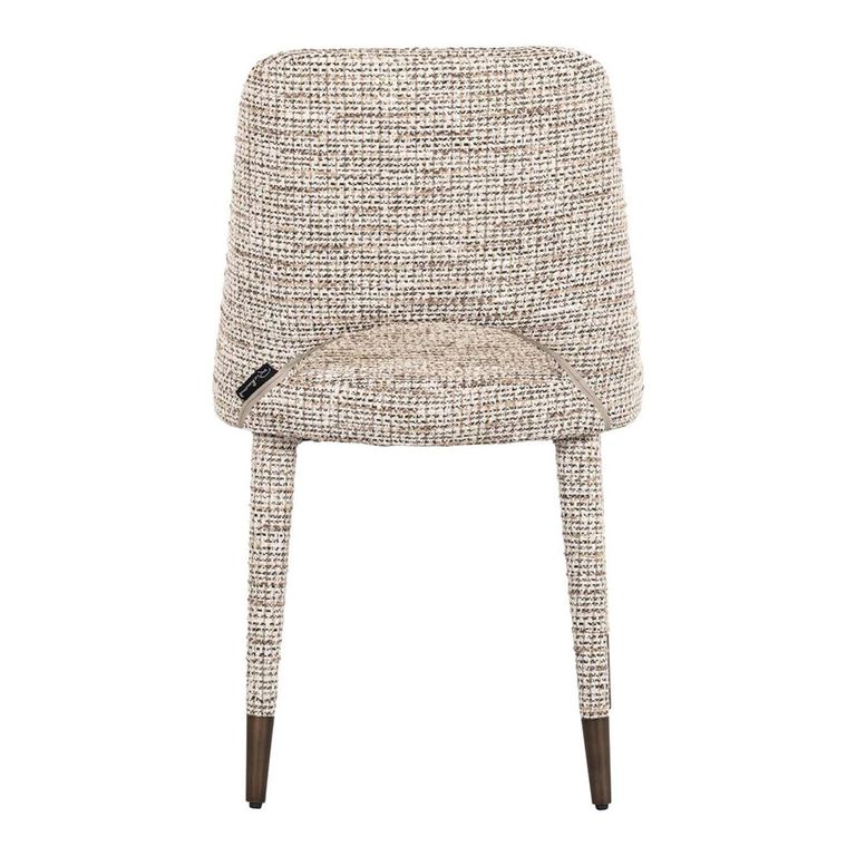 Cecilia Natural Fabric Dining Chair (Set of 2)