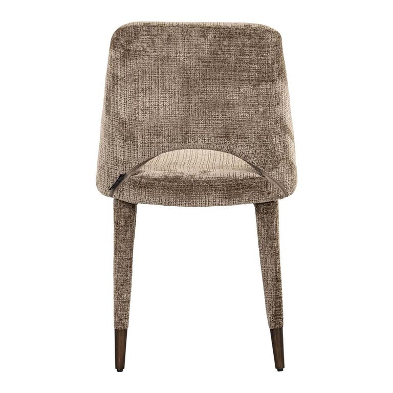 Cecilia Stone Chenille Fabric Dining Chair (Set of 2)