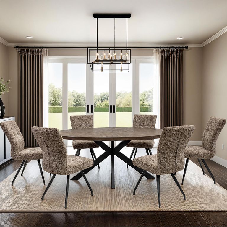 2 x Arabella Sabel Fabric Dining Chair