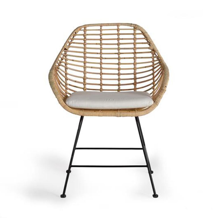 Askov Dining Chair - Natural Rattan - Set of 2