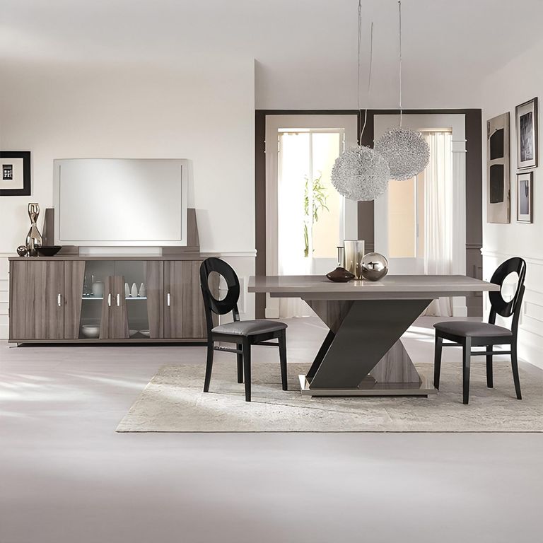 2 x Bagni Oval Back Dining Chair