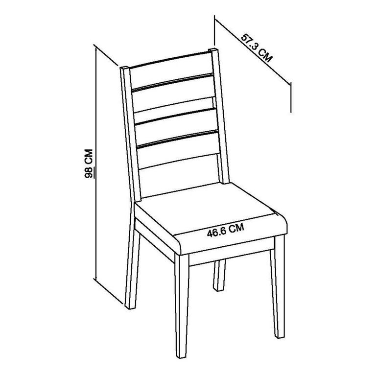 Oakham Dining Chairs - Set of 2 - Dark Grey Bonded Leather