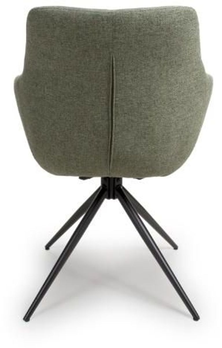 Boden Carver Dining Chair - Set of 2 - Green Fabric