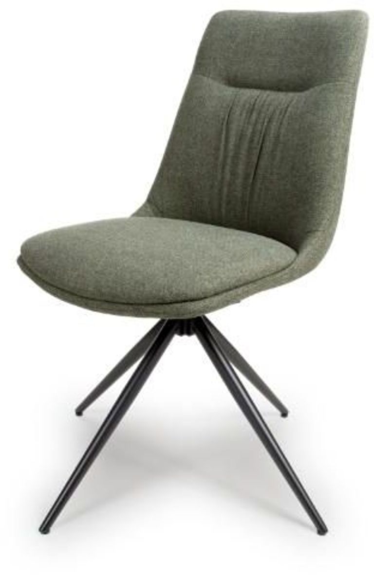 Boden Dining Chair - Set of 2 - Green Fabric