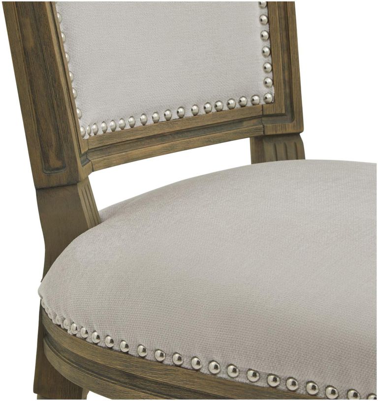 2 x Clare Grey Fabric Dining Chair