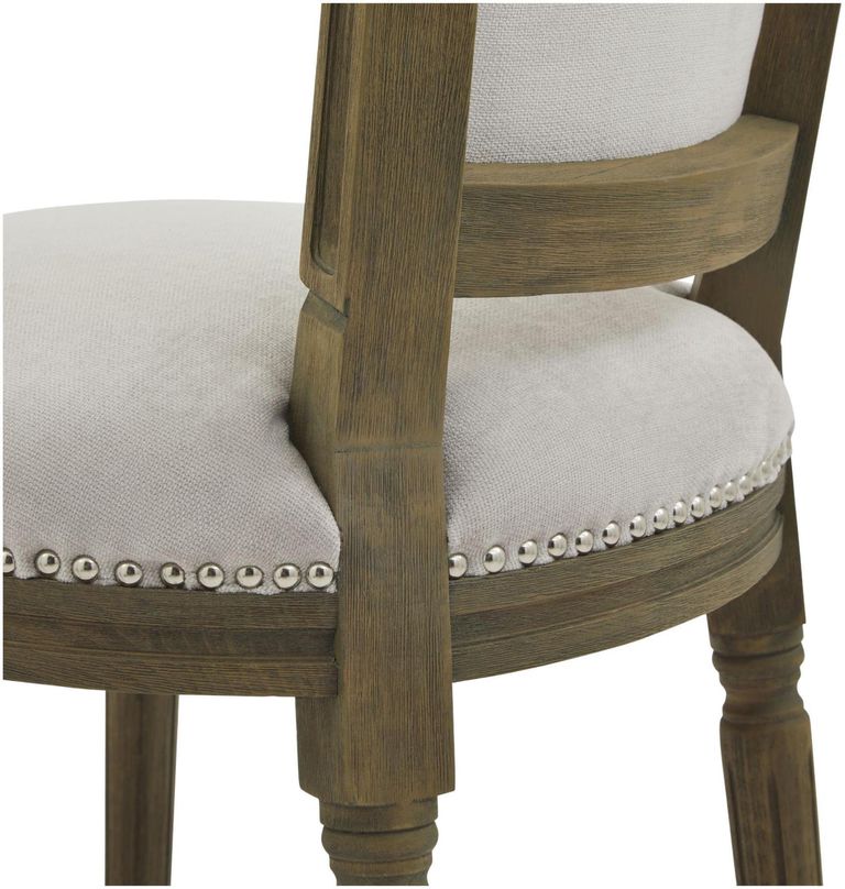 2 x Clare Grey Fabric Dining Chair