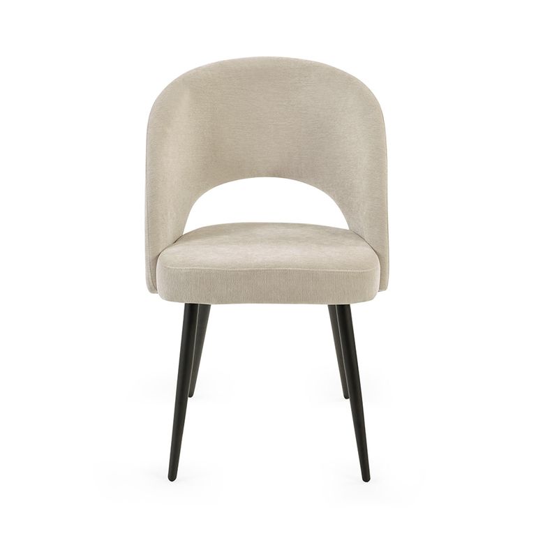 Ella Dining Chair - Set of 2 - Calico Cream Fabric