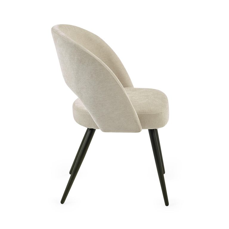 Ella Dining Chair - Set of 2 - Calico Cream Fabric