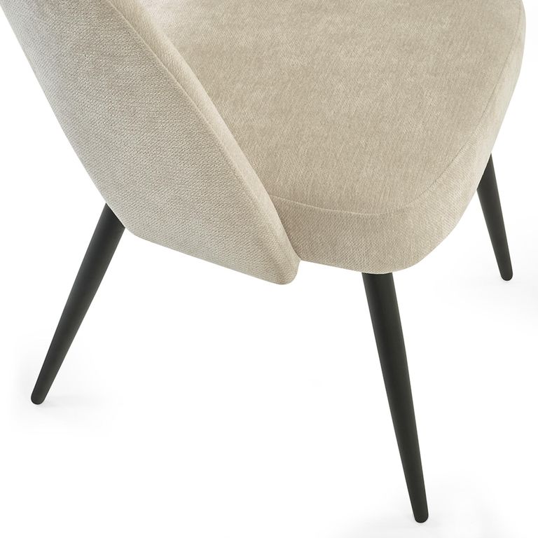 Ella Dining Chair - Set of 2 - Calico Cream Fabric