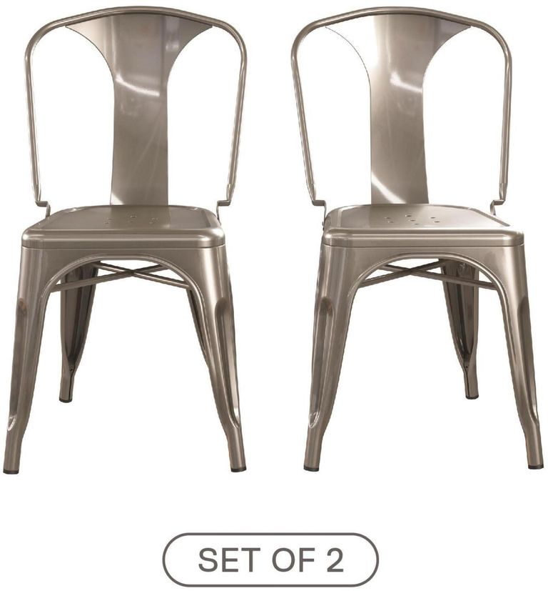 2 x Finney Grey Dining Chair - C009012UK