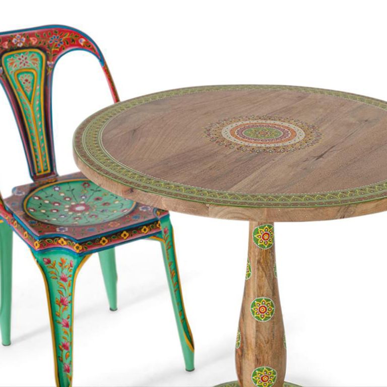 Flint Dining Chair - Painted Metal Tolix Style - Set of 2