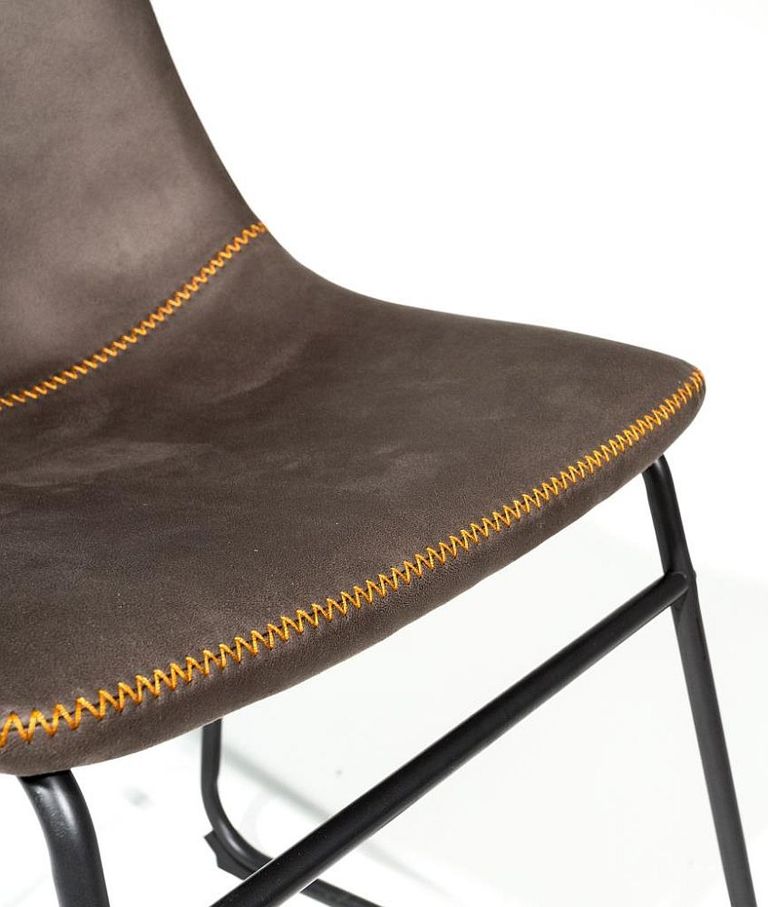 2 x Fremont Mussel Grey Fabric Dining Chair