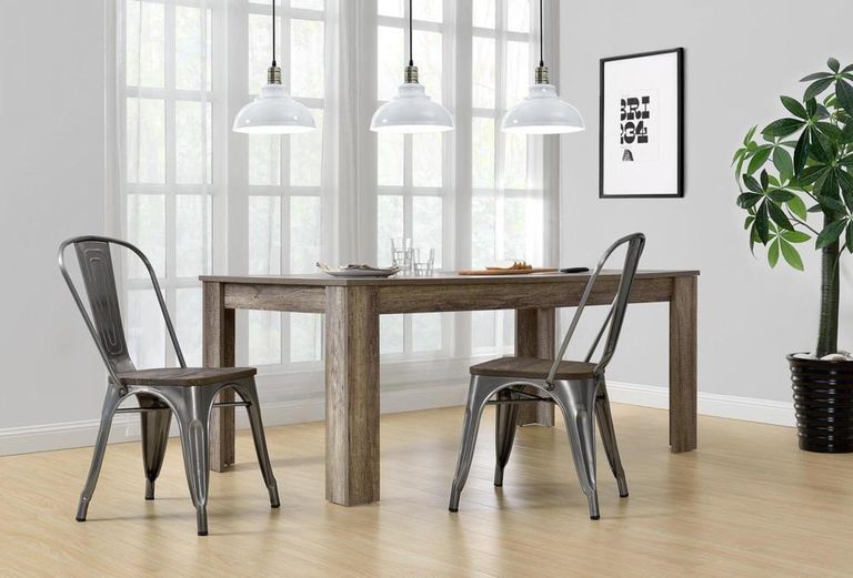 2 x Frio Gun Metal Dining Chair - C001105UK