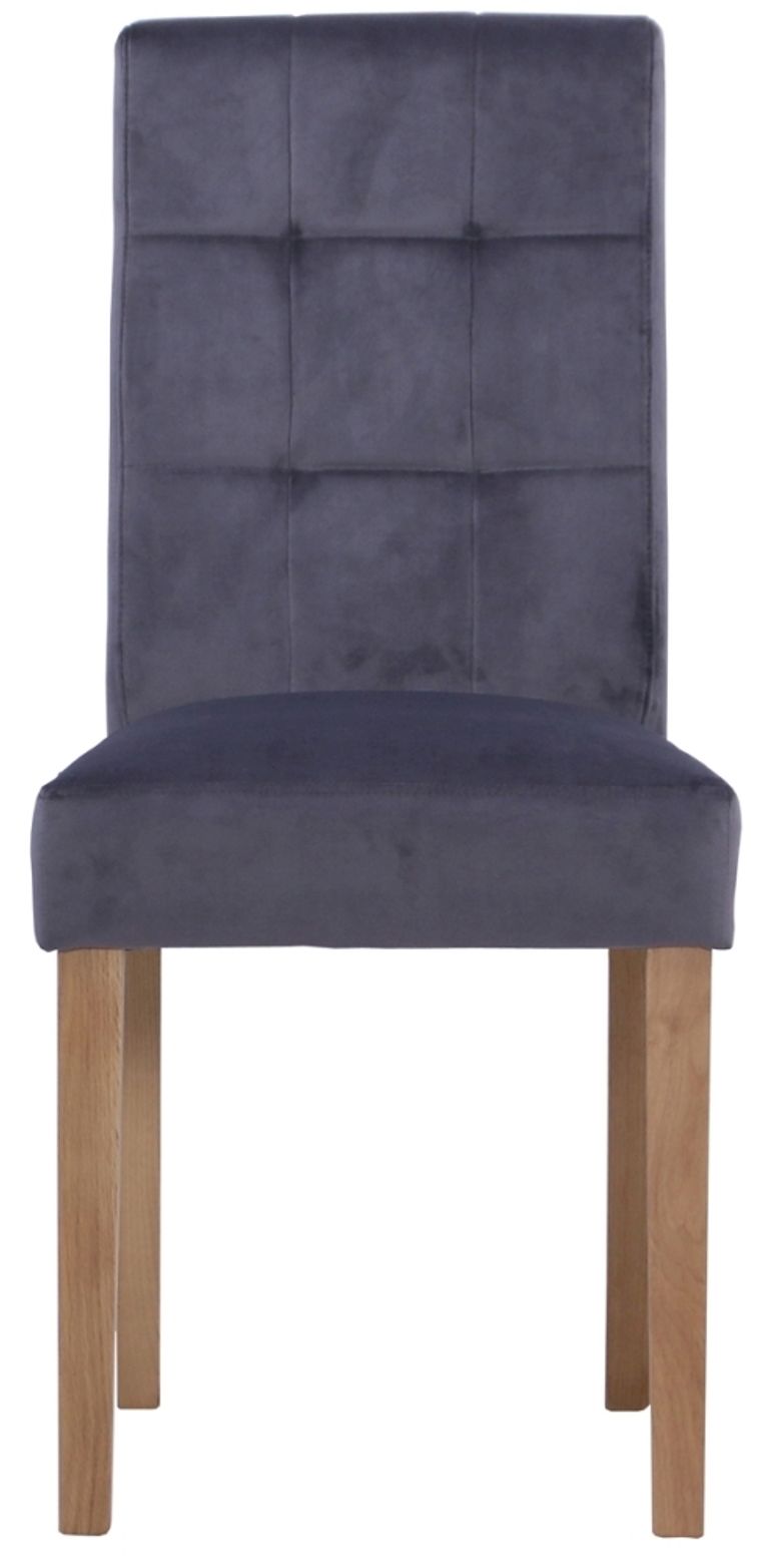 Graphite Dining Chair - Set of 2 - Fabric