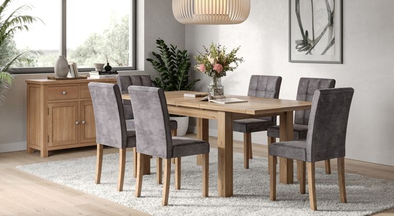 Graphite Dining Chair - Set of 2 - Fabric