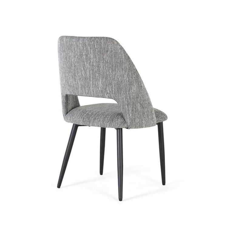 Greece Dining Chair - Grey Fabric - Set of 2