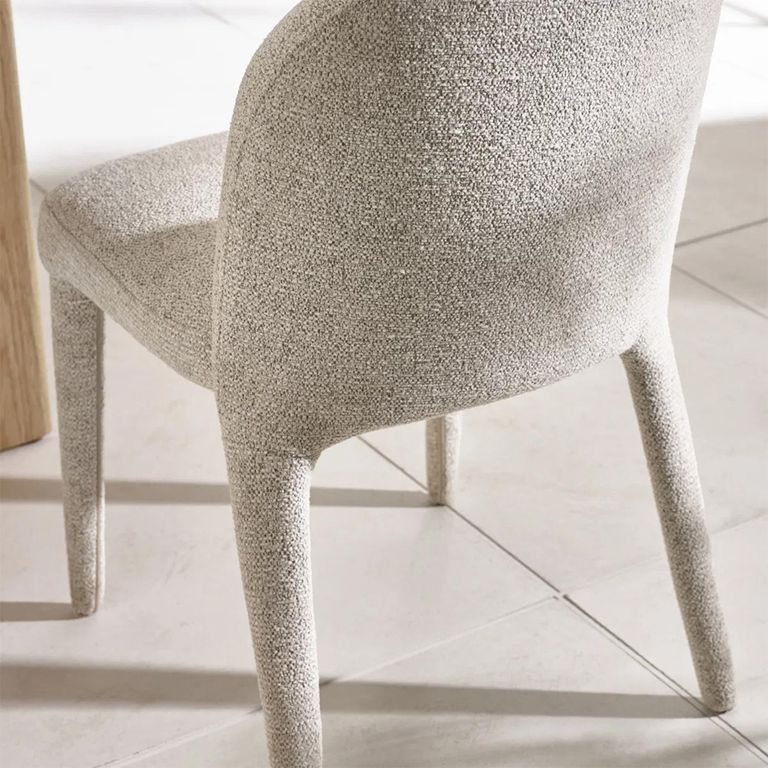 Holly Dining Chair - Set of 2 - Pearl Sand Fabric