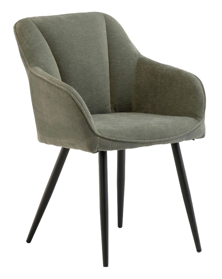 2 x Hugo Mint Green Fabric Dining Chair