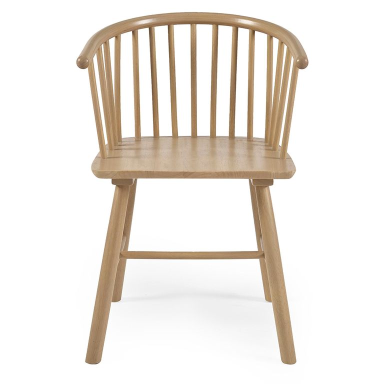 Kaito Dining Chair - Set of 2 - Curved - Oak