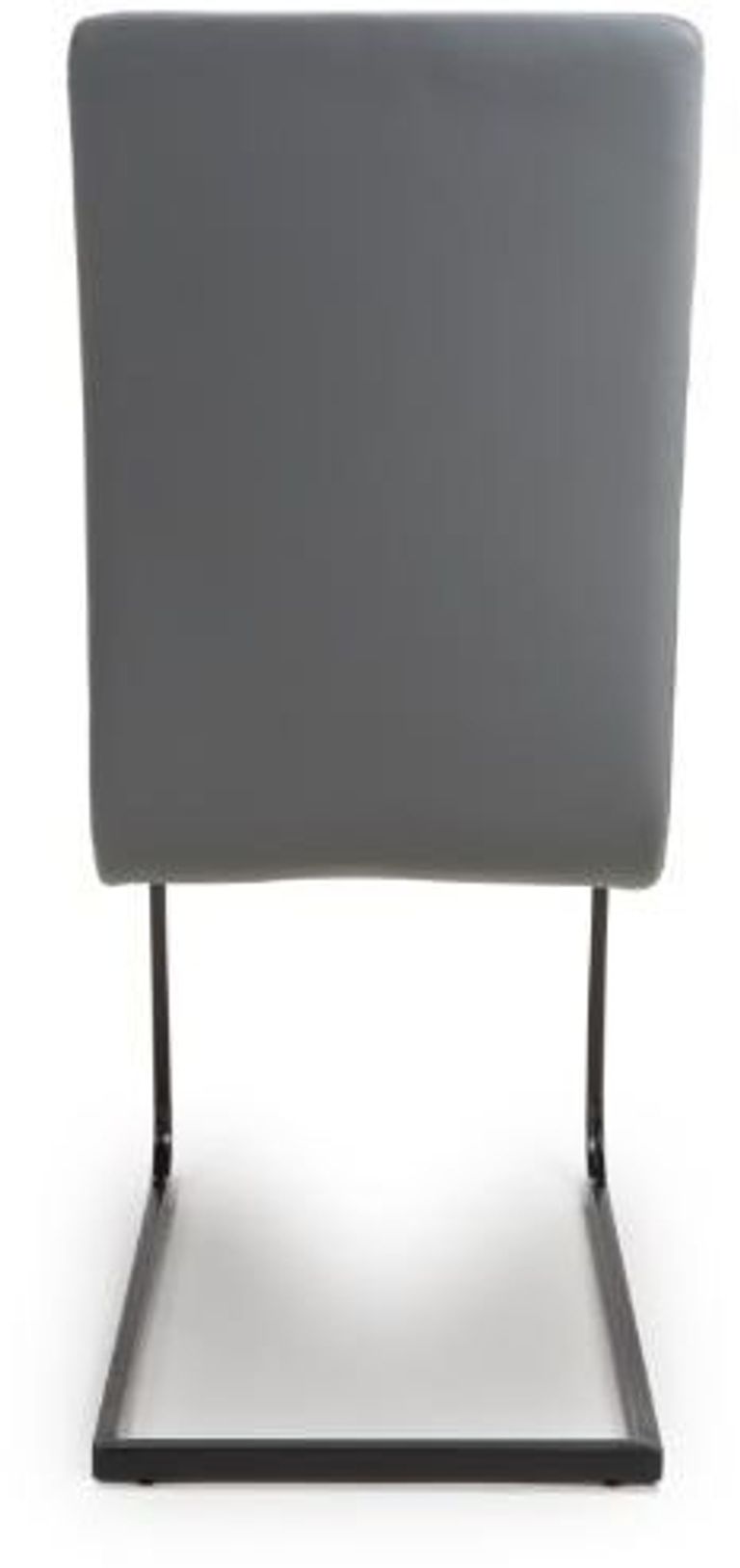 Loft Cantilever Dining Chair - Set of 2 - Grey Faux Leather