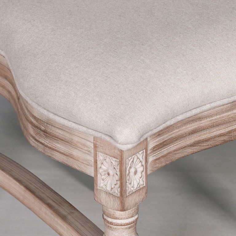 Louise Birch Wood and Rattan Oval Back Dining Chair - Set of 2