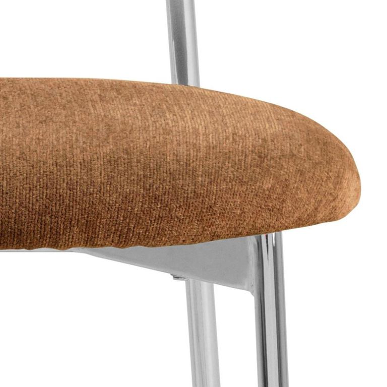 Lyric Dining Chair - Set of 2 - Terracotta Fabric