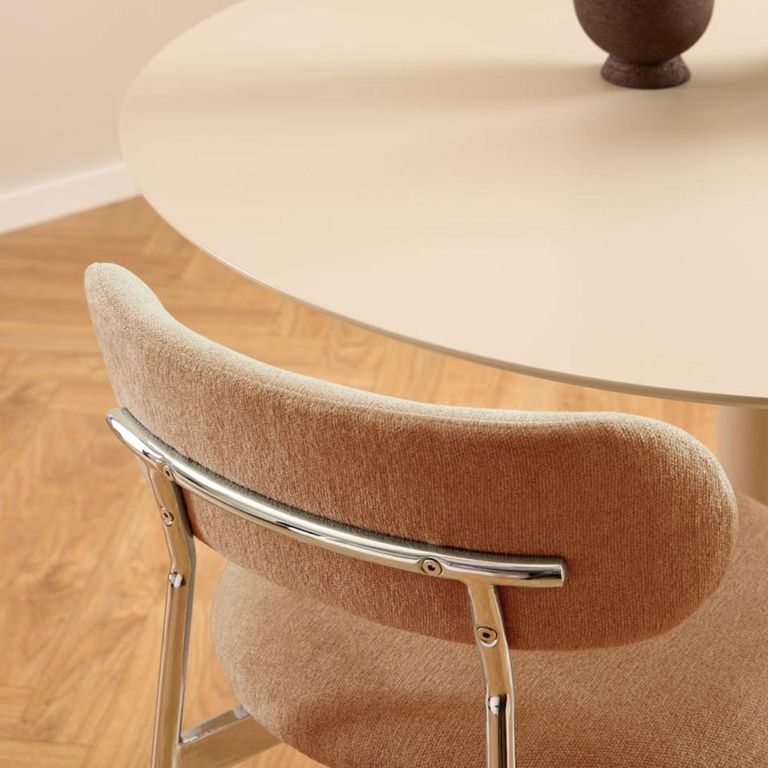 Lyric Dining Chair - Set of 2 - Terracotta Fabric