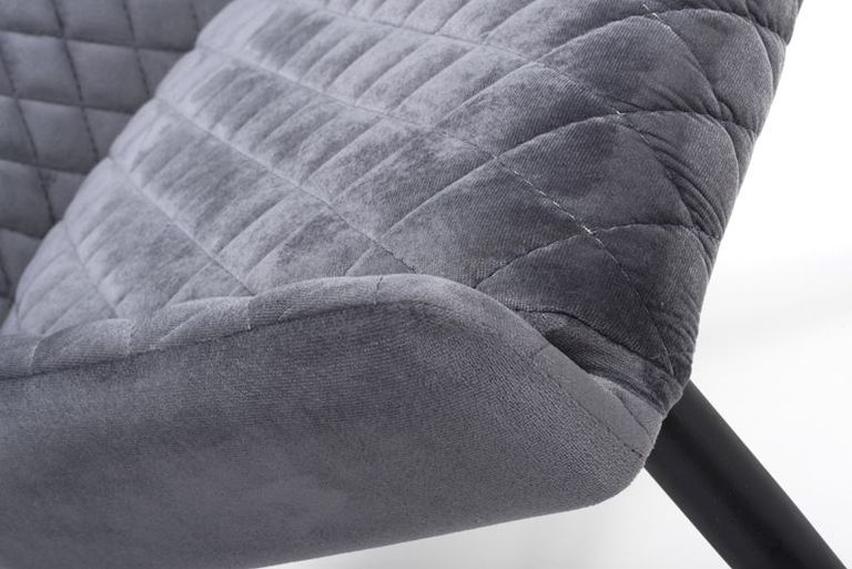 Malmo Dining Chair - Set of 2 - Grey Fabric