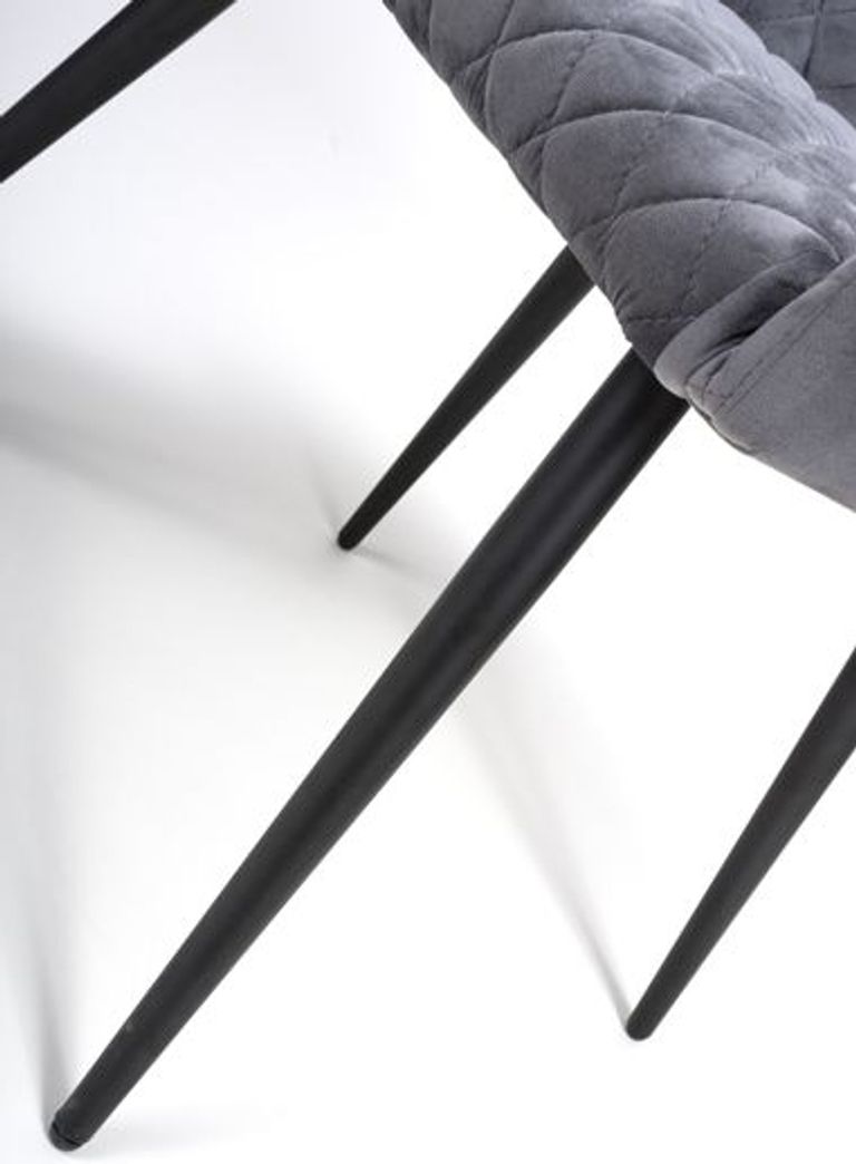 Malmo Dining Chair - Set of 2 - Grey Fabric