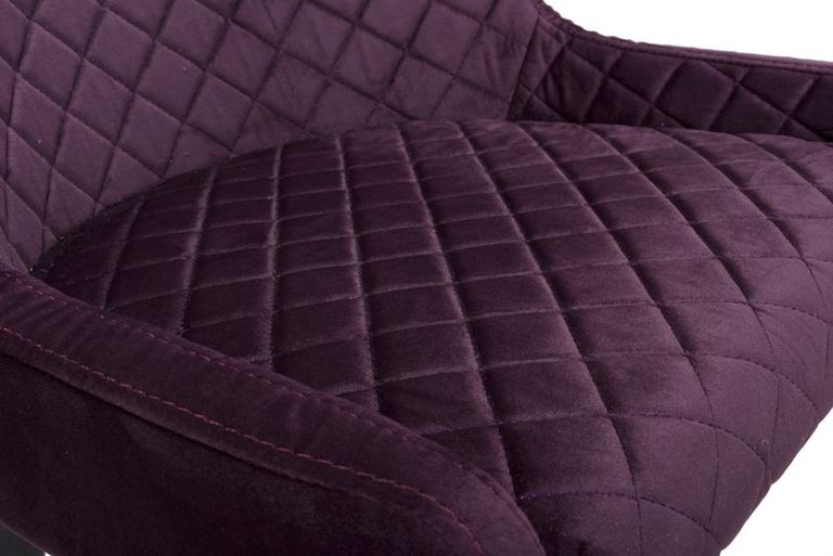 Malmo Dining Chair - Set of 2 - Purple Fabric