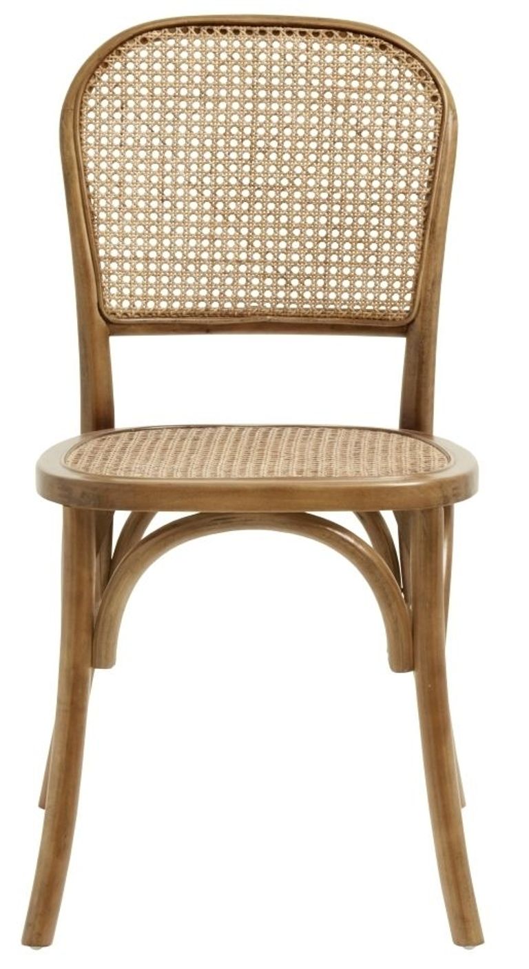 2 x Wicky Brown Rattan Dining Chair