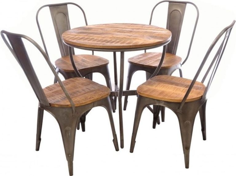 2 x Old Empire Mango Wood Dining Chair